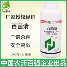 百菌清40%悬浮水剂柑橘果树早疫病叶斑霜霉病蔓枯杀菌1000g