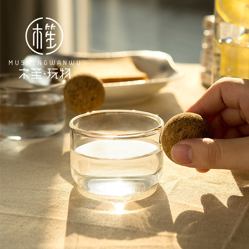 Nordic high temperature resistant high borosilicate glass boiling water teapot female cute household flower and fruit teapot transparent simple tea set