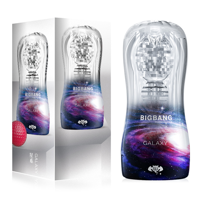 Palillos Copa BIGBANG completamente transparente taza aviones píldora roja chupar masturbación masculina entrenamiento masturbación dispositivo suministros para adultos