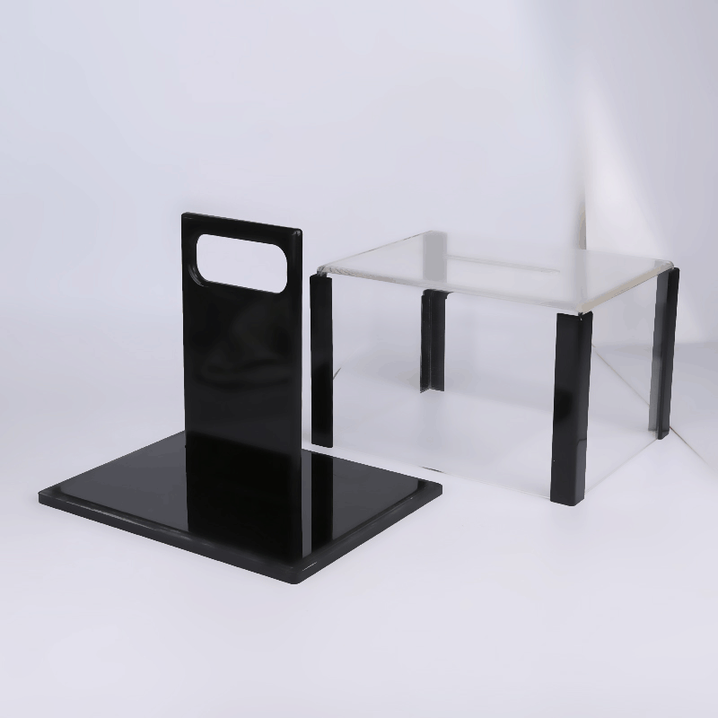 娱乐用亚克力透明筹码箱盒子 多用途有机玻璃箱 手提收纳盒箱