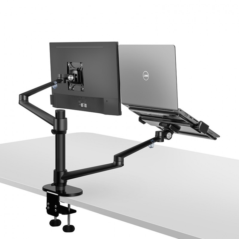 Laptop Stand Monitor Desktop Combination Shelf Dual Screen Office Desk Lifting And Heightening Bracket