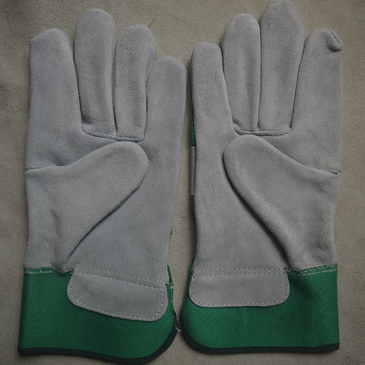 厂家直供本色二指手套/劳保防护工人工作手套/