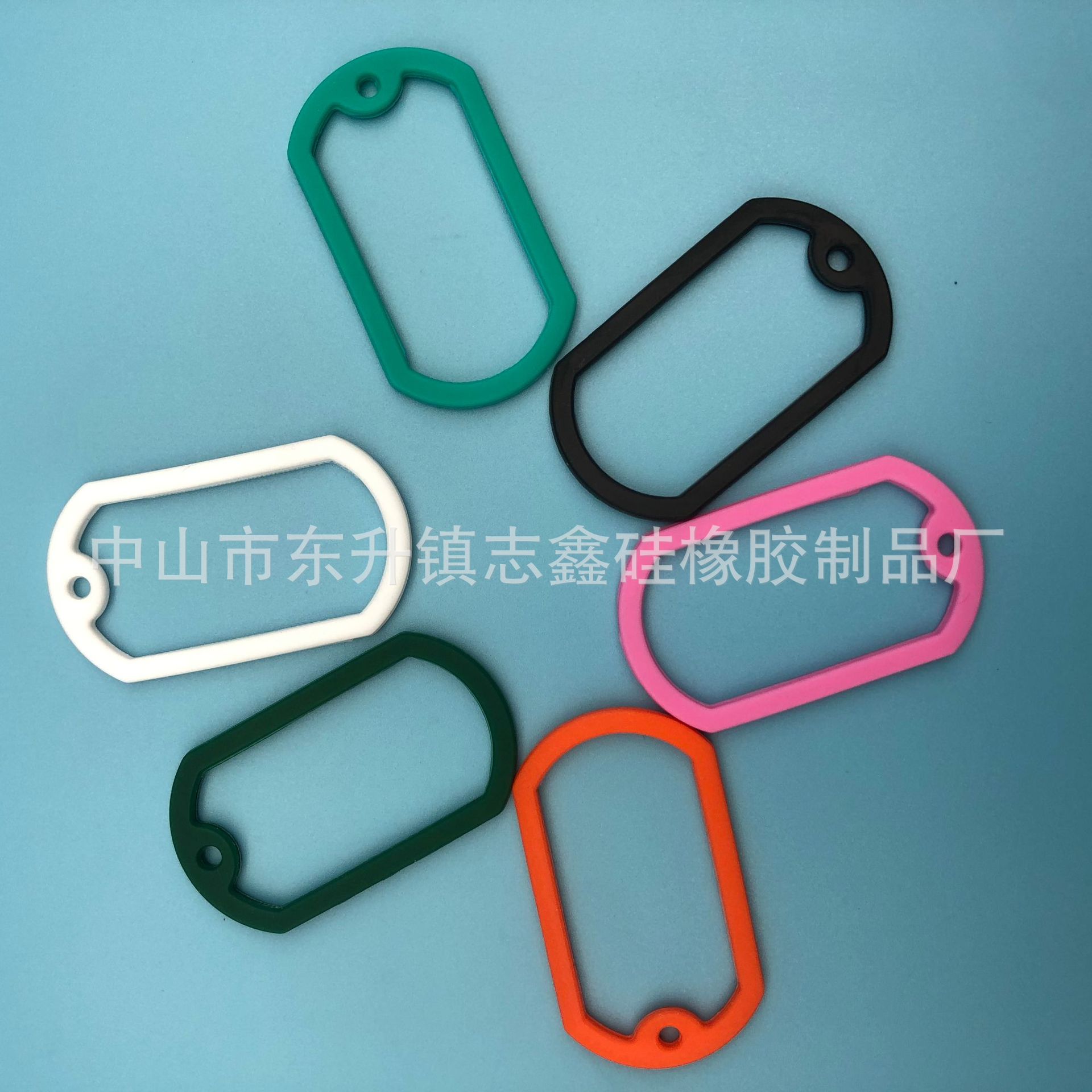 硅胶圈 狗牌套 硅胶套 橡胶圈 50*30*2MM胶圈 消音圈 硅胶吊牌套