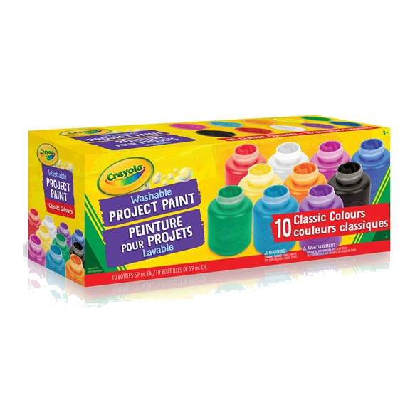 Crayola Erle 6 цветов 10-цветных детских красок 54-1205 54-1204