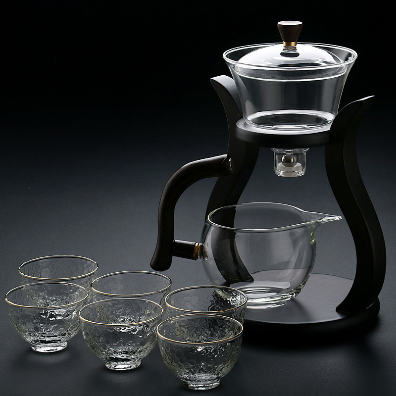 Palace lantern tea set + 6 small bowls and tea cups