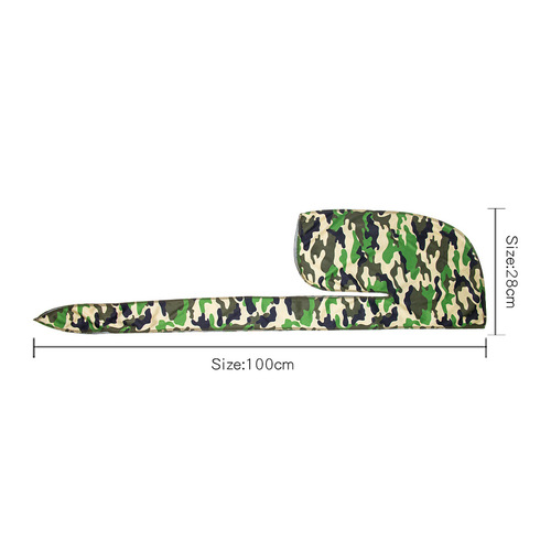 Camouflage Print Long Tail Pirate Hat High-Quality Hair Covering Durag