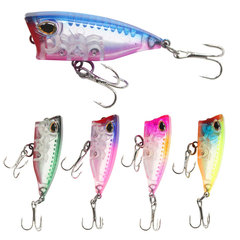 Lure fake bait hard bait 40mm/3.3g micro small wave crawler surface floating fish bait perch lure fishing gear