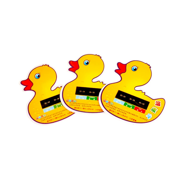 Карта температуры утки для купания Карта температуры воды ЖК-карта термометра для детского плавания многократное использование