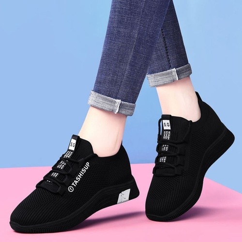 2024 Spring New Casual Women's Shoes Sports Shoes Socks Shoes Fitness Dancing Shoes Soft Sole Versatile Office Mom Shoes