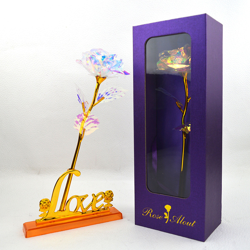 厂家供应彩色金箔花紫色礼盒 节日创意送礼礼盒 礼物包装紫色盒