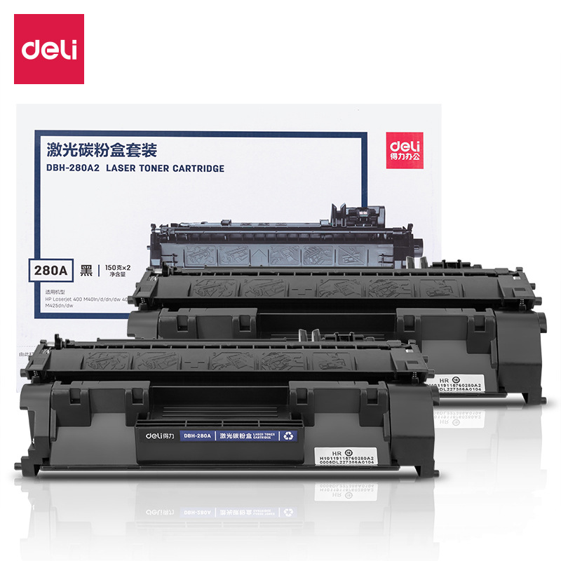 Deli DBH-280A2 cartucho de tóner láser traje negro 2700 páginas salida/tambor