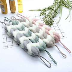 Household Colored Large Size Bath Scrub Sponge Shower Strip Adult Bathing Long Strip Scrub Brush Back Scrub Magic Tool for Women