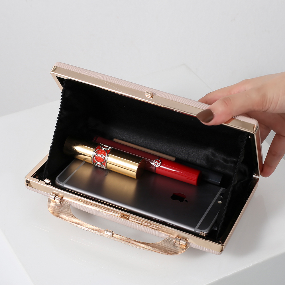 Nuevo bolso de noche transfronterizo europeo y americano simple moda bolso de noche vestido todo-Partido bolsa de la Pu ventas directas de la fábrica