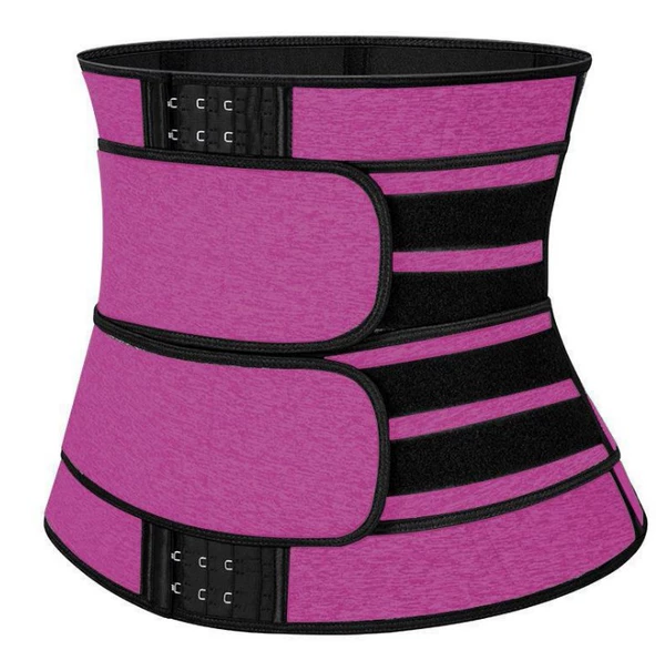 Meihong three -breasted double belt