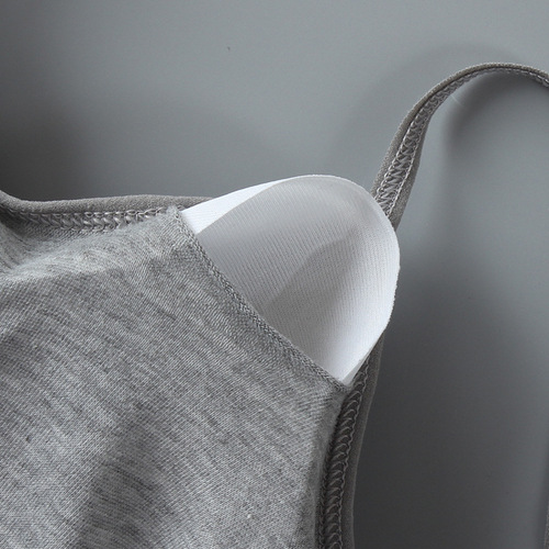 Girls' bra without steel ring, double-layer sling, sponge pad, pure cotton, breathable, junior high school students, high school students, tube top bra, summer