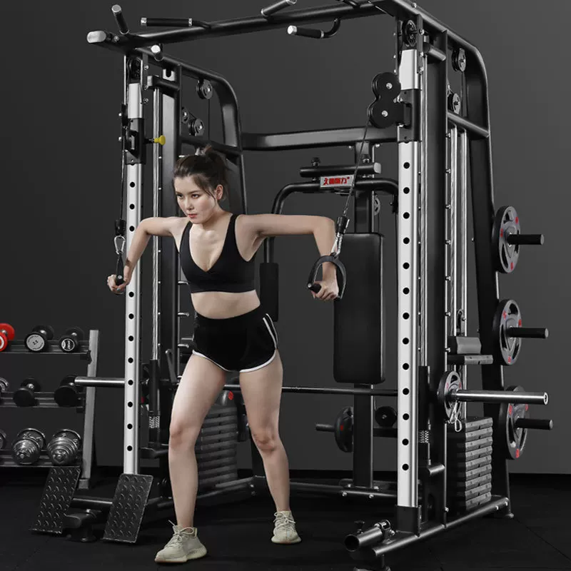 鑫聚力 J70 multifunctional Smith Machine Xiaofeng Squat Squatting Butterfly Clating Dragon Gate House Integrity