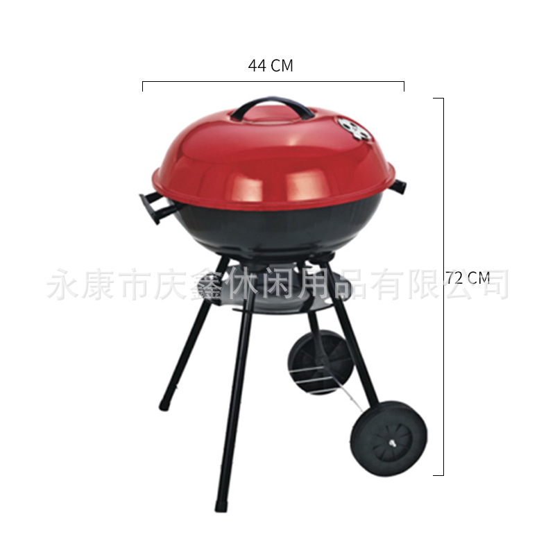 Parrilla de Carbón para Barbacoa Portátil, Cortavientos, Desmontable para Exteriores