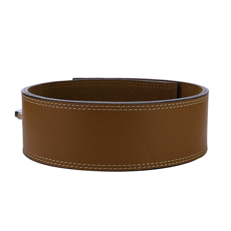 Leather belt for gym for training for men and women