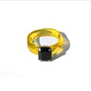 Brand design acrylic resin, ring with stone, Japanese and Korean, with gem