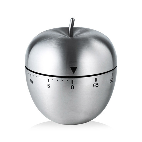 Creative Kitchen Mechanical Timer Egg-Shaped Timer 60 Minutes Student Timer Baking Cooking Reminder