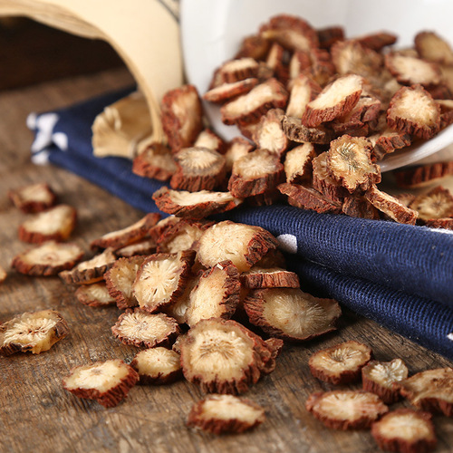 New Source Baihua Wholesale Shandong Salvia Miltiorrhiza Tablets New Arrival Purple Salvia Miltiorrhiza Segments Washed Salvia Miltiorrhiza Tablets Bulk 500g Herbal Tea