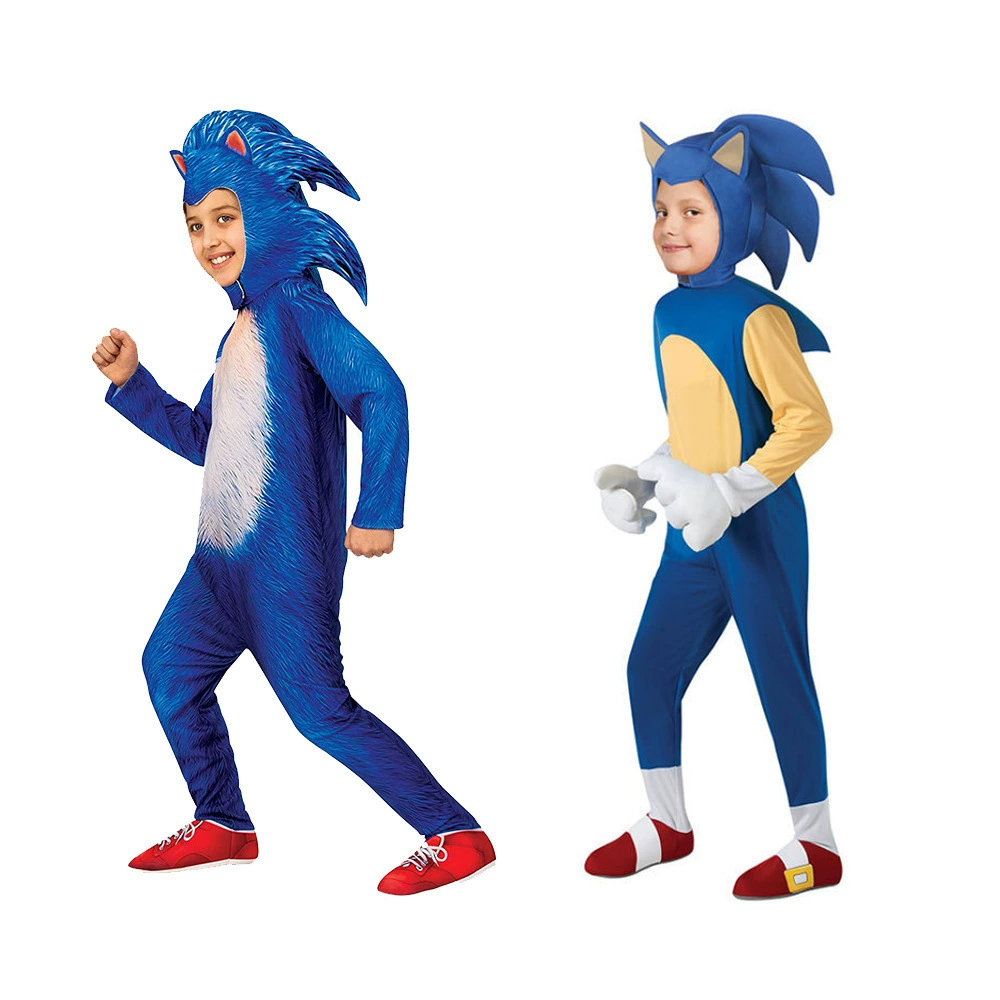 Хэллоуин Соник Детские игры Косплей Костюм Sonic Hedgehog Sonic Mouse Sonic Детская одежда