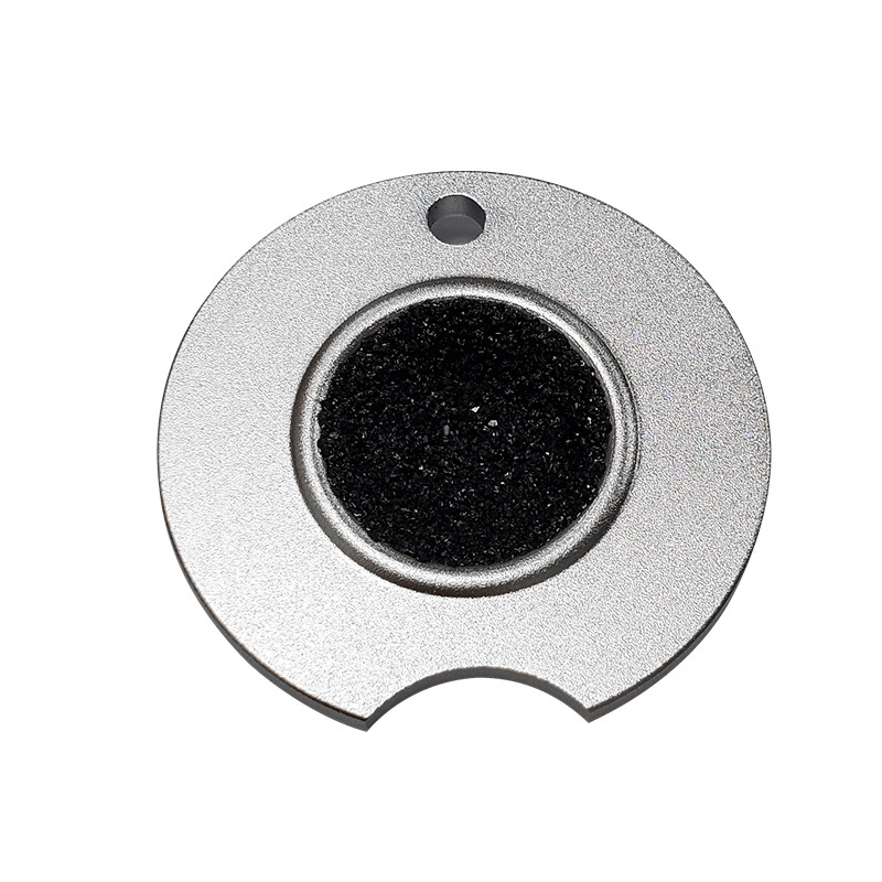 En stock accesorios de billar varilla de billar cabeza de cuero suministros de billar cabeza de hongo de aluminio esmerilado dispositivo