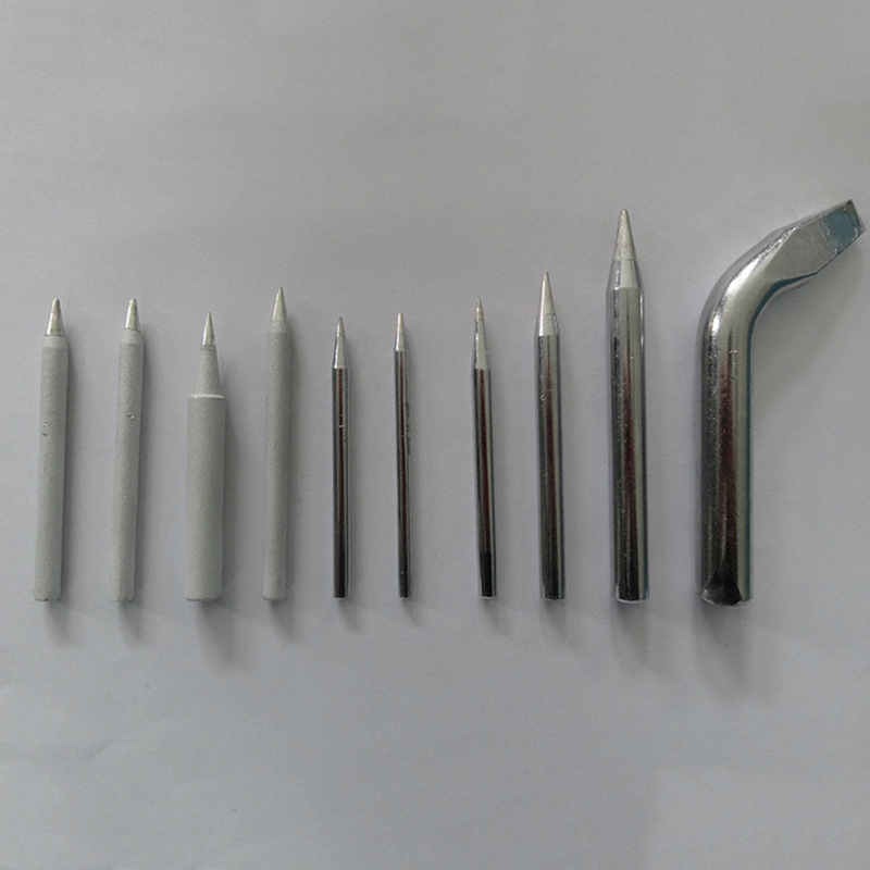 实益牌电烙铁头  焊接无氧铜渡铁锡合金电烙铁配件60W尖头长寿命