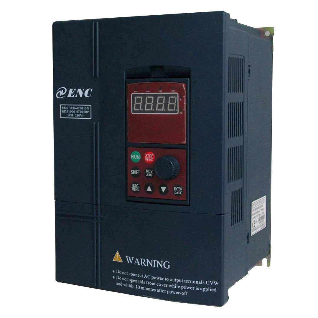 Инвертор ENC Yi Neng, универсальный вектор с регулируемой скоростью, экологически чистый энергосберегающий контроль, трехфазная 220, панель версии китайской и английской