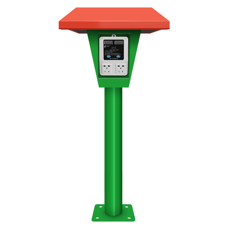 小区充电桩配智能插座电瓶车社区双面立柱式户外充电小桩智能充电