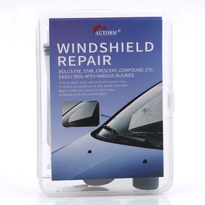 windshield repair bull's eye: Auto glass repair liquid