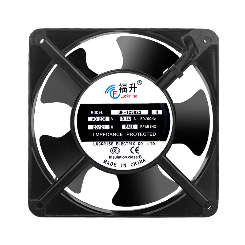 厂家直供12CM12038S220V机柜机箱轴流风机FULLTECH散热风扇风机