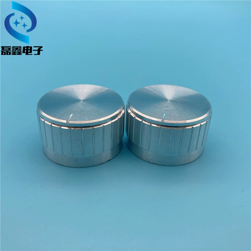 SOURCE Фабрика высокого качества серебристая ручка из алюминиевого сплава Ручка потенциометра диаметр 30*17 мм Внутреннее отверстие 6 мм