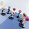 Cartoon keychain, minifigure, doll, jewelry, Birthday gift