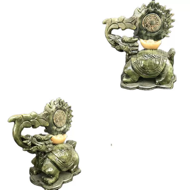 Dragon-shaped decoration jade, wholesale, Chinese style, Birthday gift