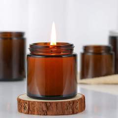 Manufacturer supplies brown cans with aluminum lids, candle cups, candlesticks, scented candle containers, brown cups, brown simple glass jars