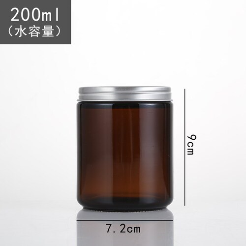 Manufacturer supplies brown cans with aluminum lids, candle cups, candlesticks, scented candle containers, brown cups, brown simple glass jars