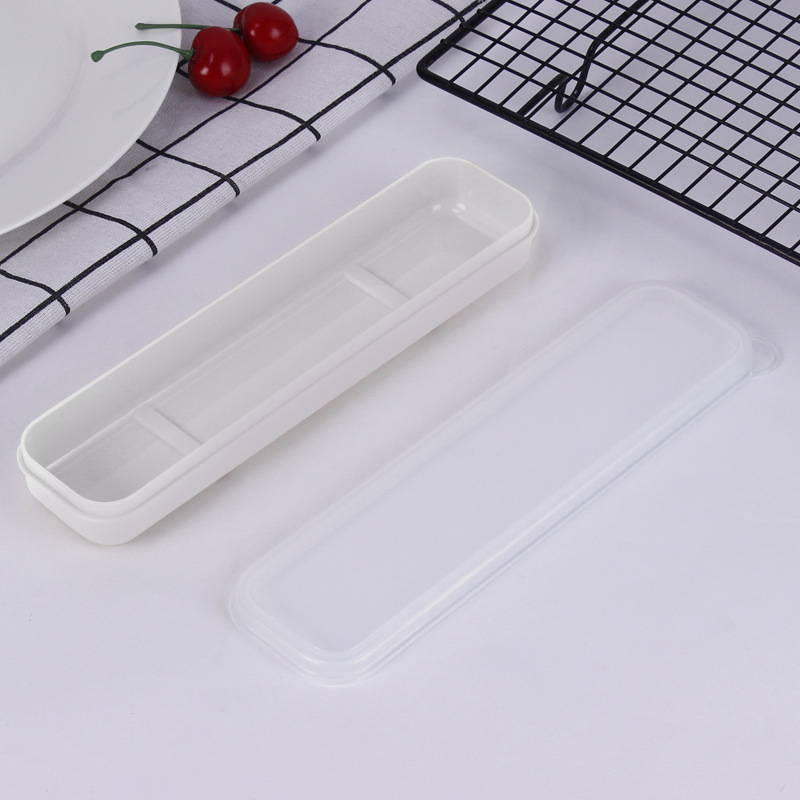 プラスチック製携帯食器箱 チーズ保存空箱 学生用箸・スプーン卸売|undefined