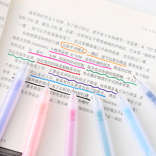 Orange Forest Fresh Creative Gel Pen Cute Colorful Account Pen Students Use Korean Super Cute Internet Celebrity Black Pen Water Pen