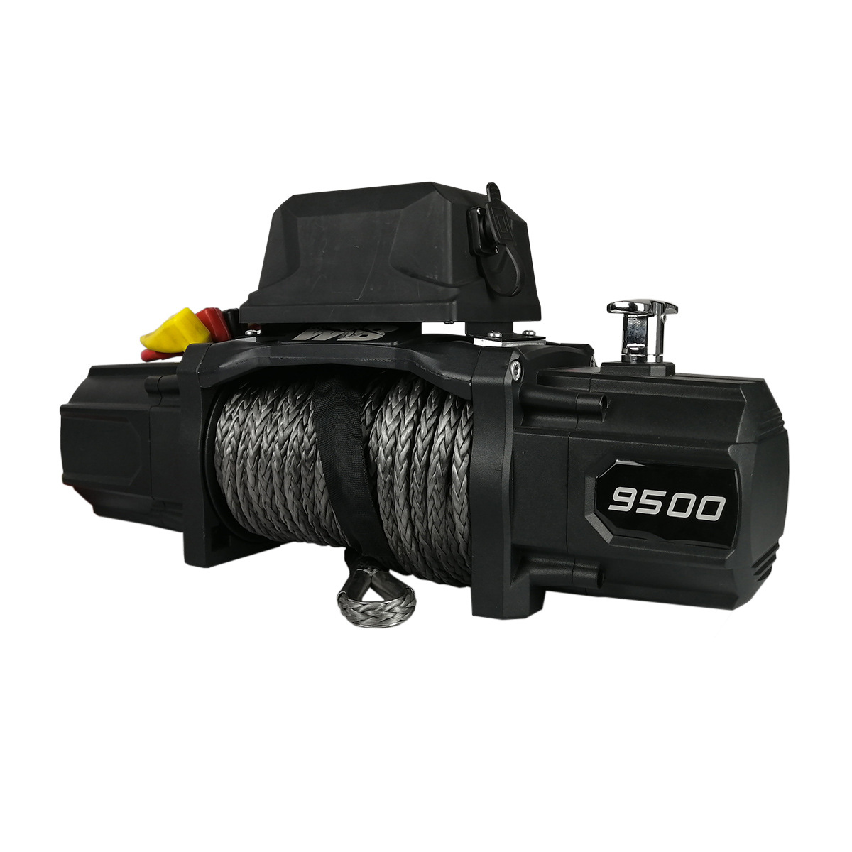 9500LBS 4309KG尼龙绳绞盘 12v24v直流电动绞盘 电动葫芦卷扬机