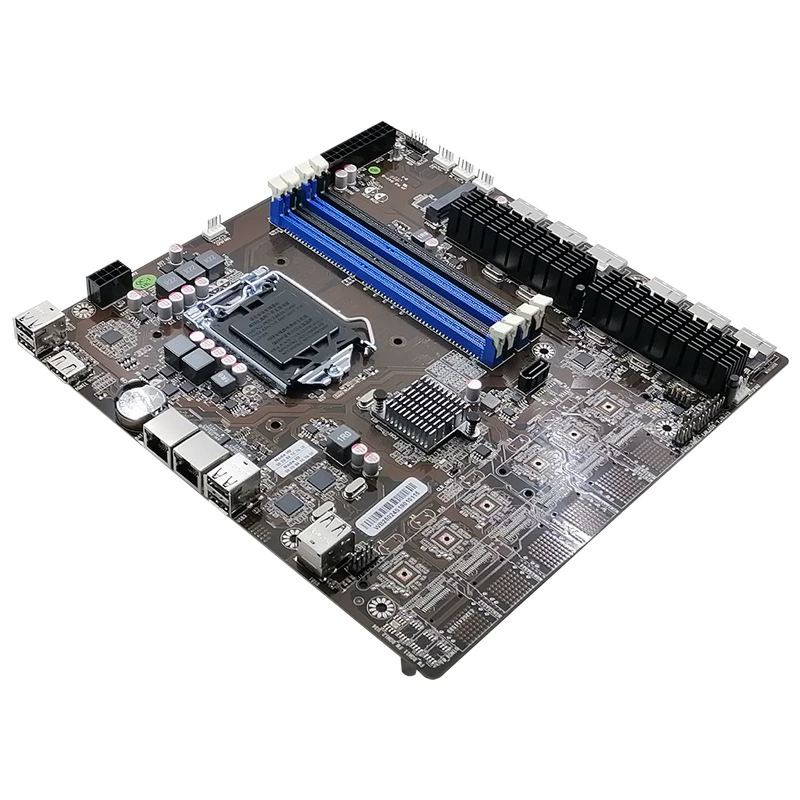 微特迈 W-B250 supports 6.7.8 generation NAS network storage server board 24.48 disk multi-SATA master
