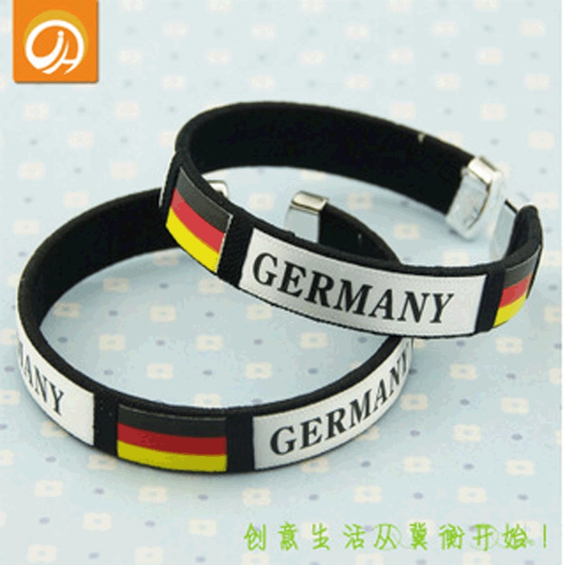 Лента вышивка нитью Государственный флаг тканый браслет Россия Бразилия Франция Германия Аргентина сувенир для футбольных фанатов