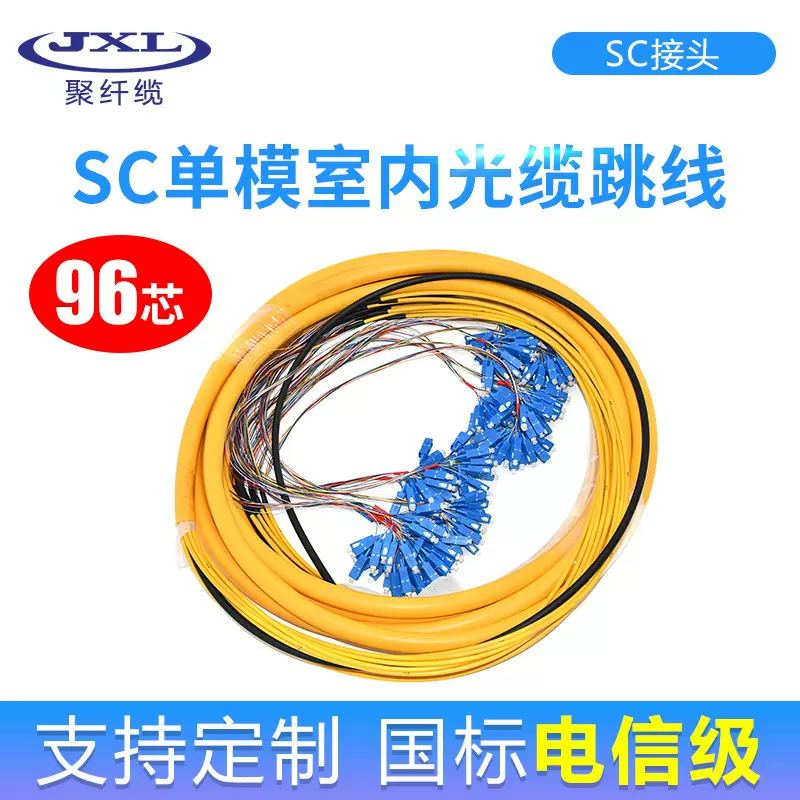 SC集束光纤跳线  束装分支光缆跳线96芯  机房布线跳线 光纤跳线