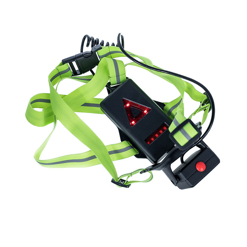 2020 nuevo USB recargable Luz de marcha Luz de pecho al aire libre montañismo noche Luz de marcha luz de advertencia