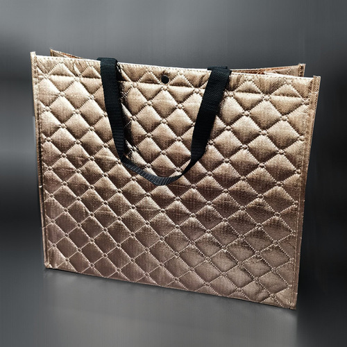 Black Colorful Print Non-woven Bag Advertising Shopping Handbag Creative Exquisite Gift Clothing Packaging Bag Available for Customization