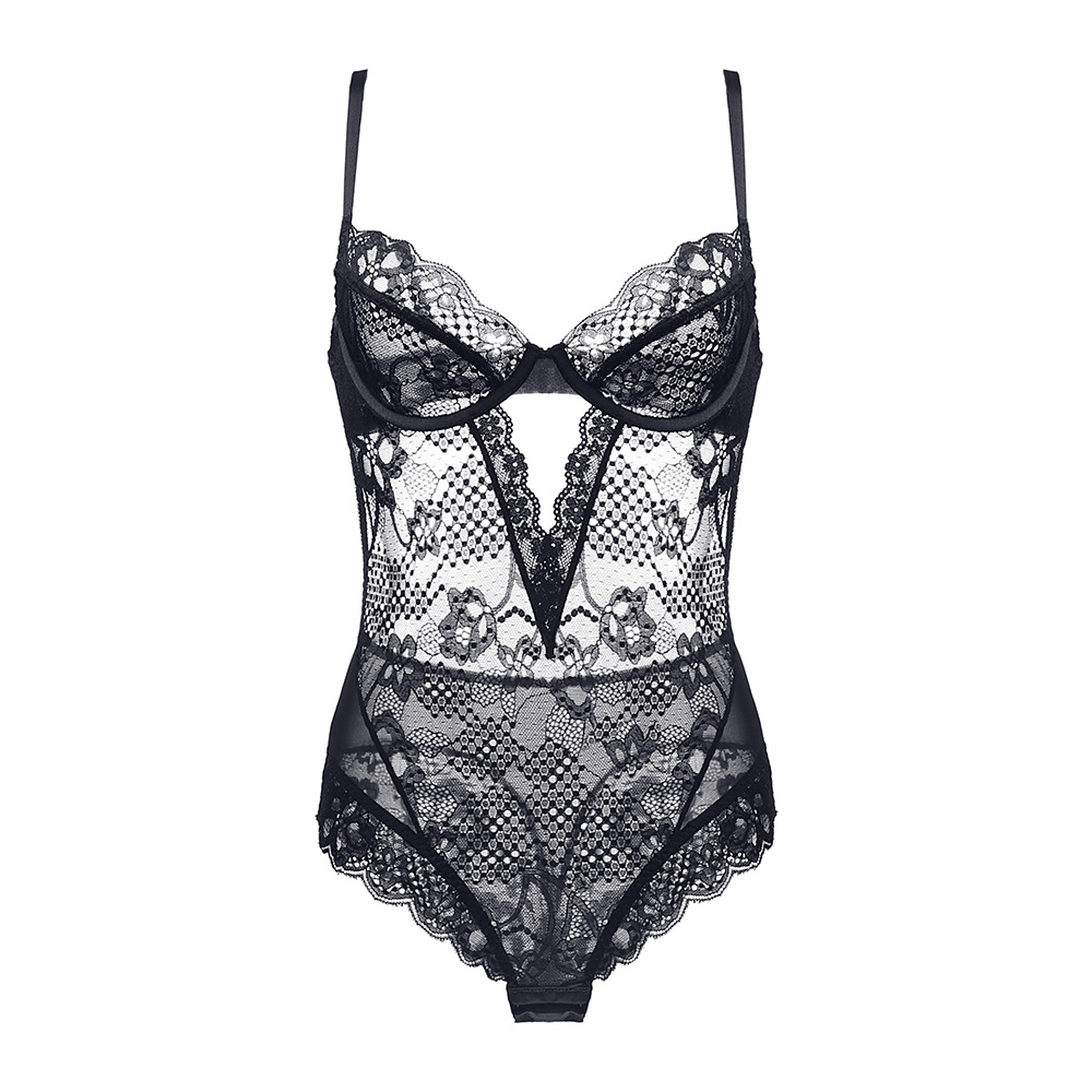 Mono transpirable cómodo con sujetador pequeño pecho ultra-Delgado sexy ropa interior de encaje para las mujeres