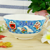 Mighty porcelain, children's bowl, anti -drop heat -resistant beauty, 5 -inch round bowl creative cartoon tableware daily department store