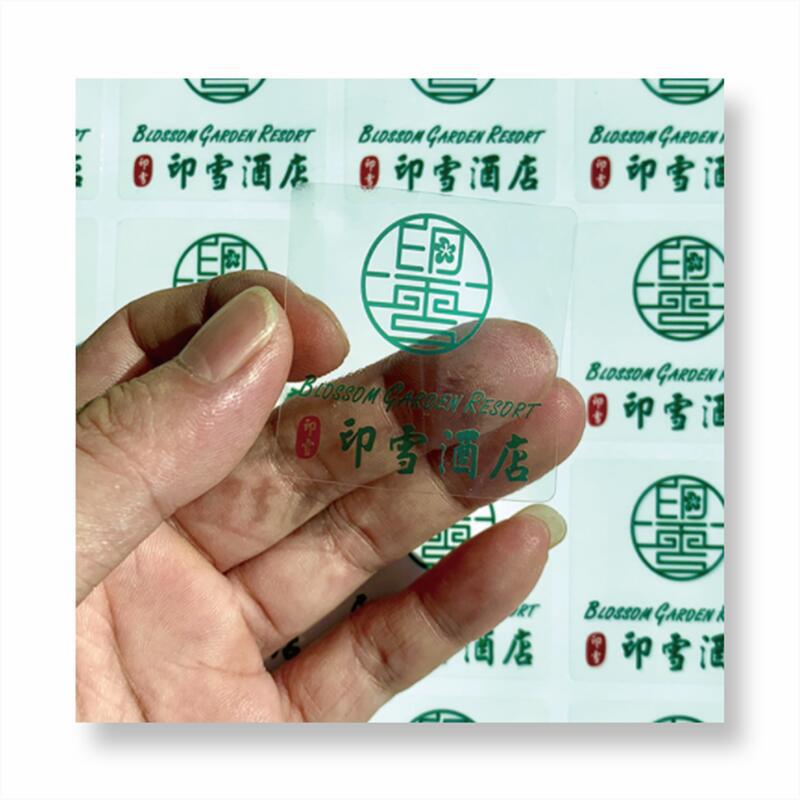 공장 맞춤형 PVC 투명 자체 접착 스티커 컬러 자체 접착 스티커 코팅 용지 라벨 맞춤 인쇄