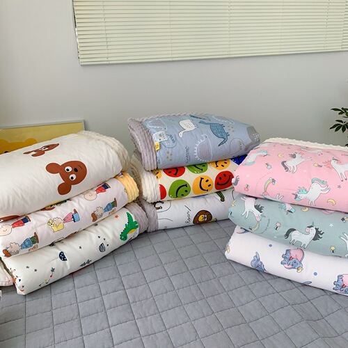 Thick Bead Blanket Newborn Cover All-Season Soothing Quilt Cotton Bead Blanket Autumn/Winter Children Cotton Warm Skin Blanket