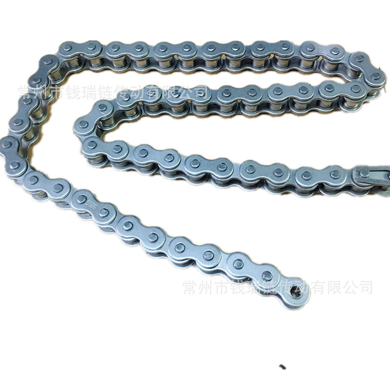 304材质不锈钢工业链条3分06BSS单排不锈钢标准工业传动链条